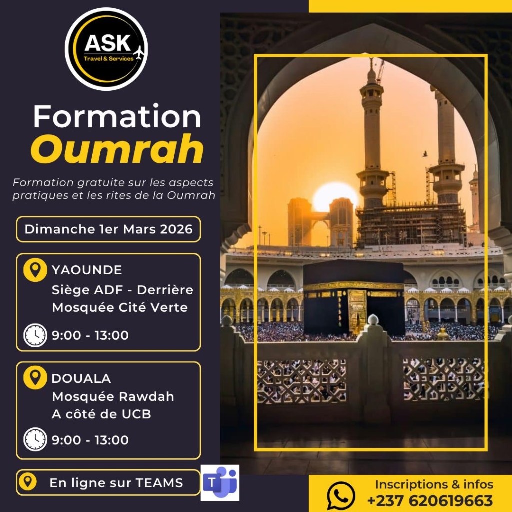 Formation Oumrah Ramadan&nbsp;2026